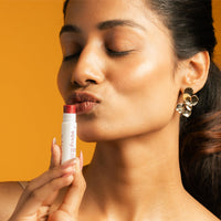 Jivada Tinted Lip Balm with SPF for Dry, Dark & Chapped Lips | 12-Hour Hydration | Beetroot, Shea Butter & Vitamin E | Brightening, Glossy, Non-Sticky | Men & Women | Soft Glossy Finish | Paraben, Sulphate-Free | 5g