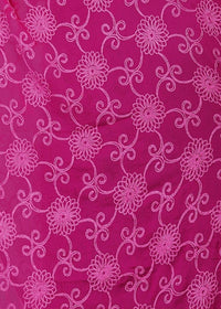 AKSHAR LLC Women's  Designer Pure Chiffon Dupatta with Pure Cotton Thread Embroidery Work