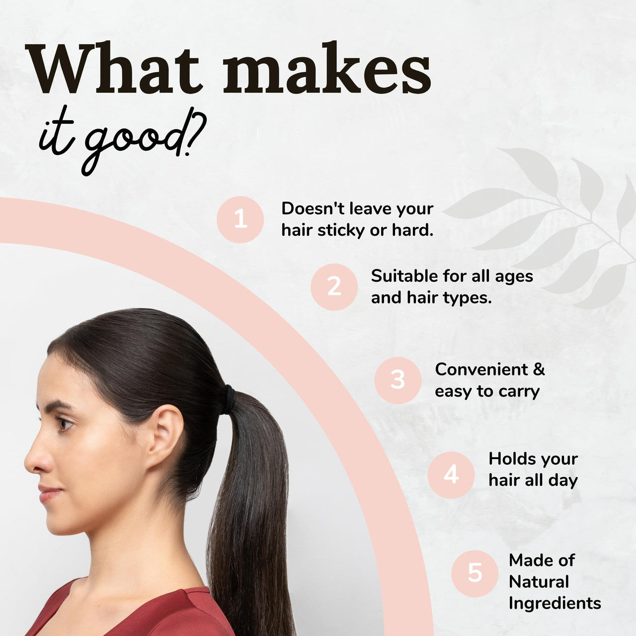 SLICKUP Anti Flyaway Hair Wand Pack Of 2, Hair Finishing Stick for Frizzy Hair, Sleek Hair Stick for Women, Flyaway Hair Stick, Hair Stick for Women, Baby Hair Fixer, Hair Setting & Fixing Stick, Pack of 2