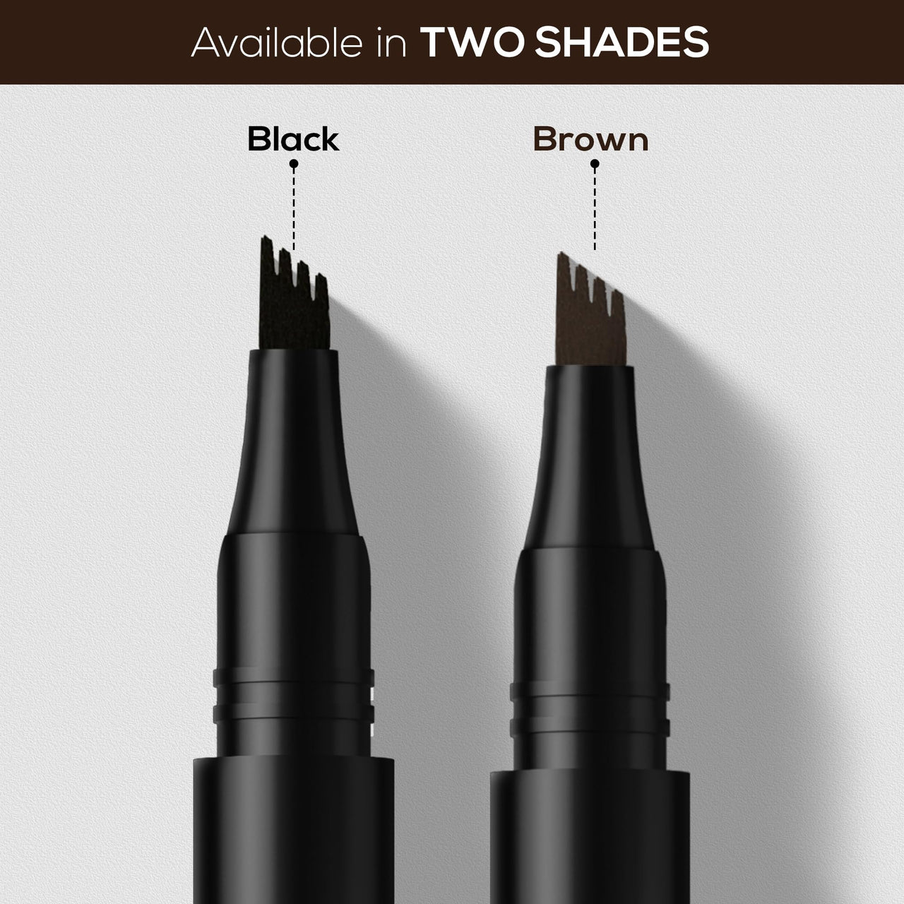 RENEE Browfill Eyebrow Pen - Brown | Waterproof & Smudge-Proof | One Swipe Application | Micro Precision | Natural & Long-Lasting Finish | For Denser & Fuller Eyebrows | Easy to Use | Cruelty-Free