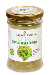 Orgrain India Pure Stevia Leaves Powder 100g | Natural & Sugar Free | Zero Calorie Sweetner
