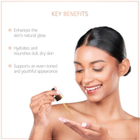 SoulTree Radiance Face Oil with Saffron & Turmeric - Boosts Natural Glow, Hydrates & Nourishes Dull Skin - 10ml