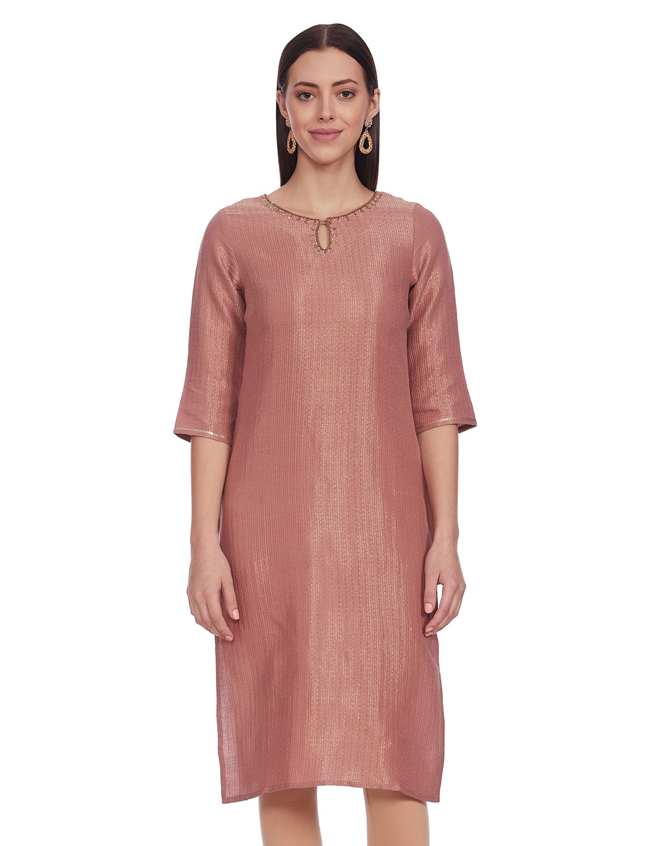 W for Woman Women's  Cotton Regular Kurta
