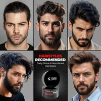 Beardo Creme Power Styling Wax, 75 gm | Cream Hair Wax Men | Crème Styling Wax | Volumizing Wax | Natural Finish | Hair Cream | Hair Wax for Non Stick, Smooth Hair