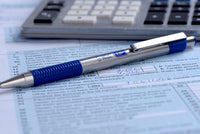 F-301 Retractable Ballpoint Pen, Stainless Steel Barrel, Fine Point, 0.7mm, Assorted Ink, 4-Pack Black/Blue/Red