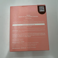 TIRTIR Mask All-Cover Cushion Foundation, Full coverage, Skin fit, Satin Glow Finish, Korean Cushion Foundation #51N FUDGE, 18g