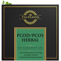 The Tea Heaven | Tea Gift - PCOS/PCOD Relief Herbal Tea-25 Tea Bags- Helps Acne, Unwanted Facial Hair Growth, Hair Loss