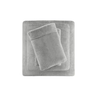 Sleep Philosophy True North Fleece Sheet Set Full, Solid Color, Warm & Plush Sheets Soft Fleece Bedding Full Size Sheets, Fitted Pocket Fits Up to 16