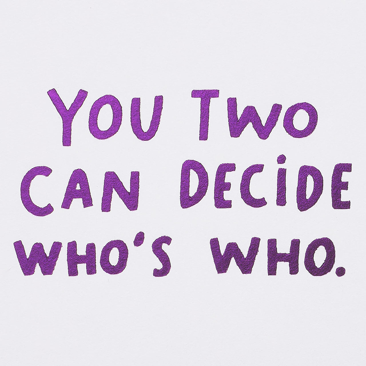 American Greetings Funny Anniversary Card for Couple (Who's  Who) Who's  Who