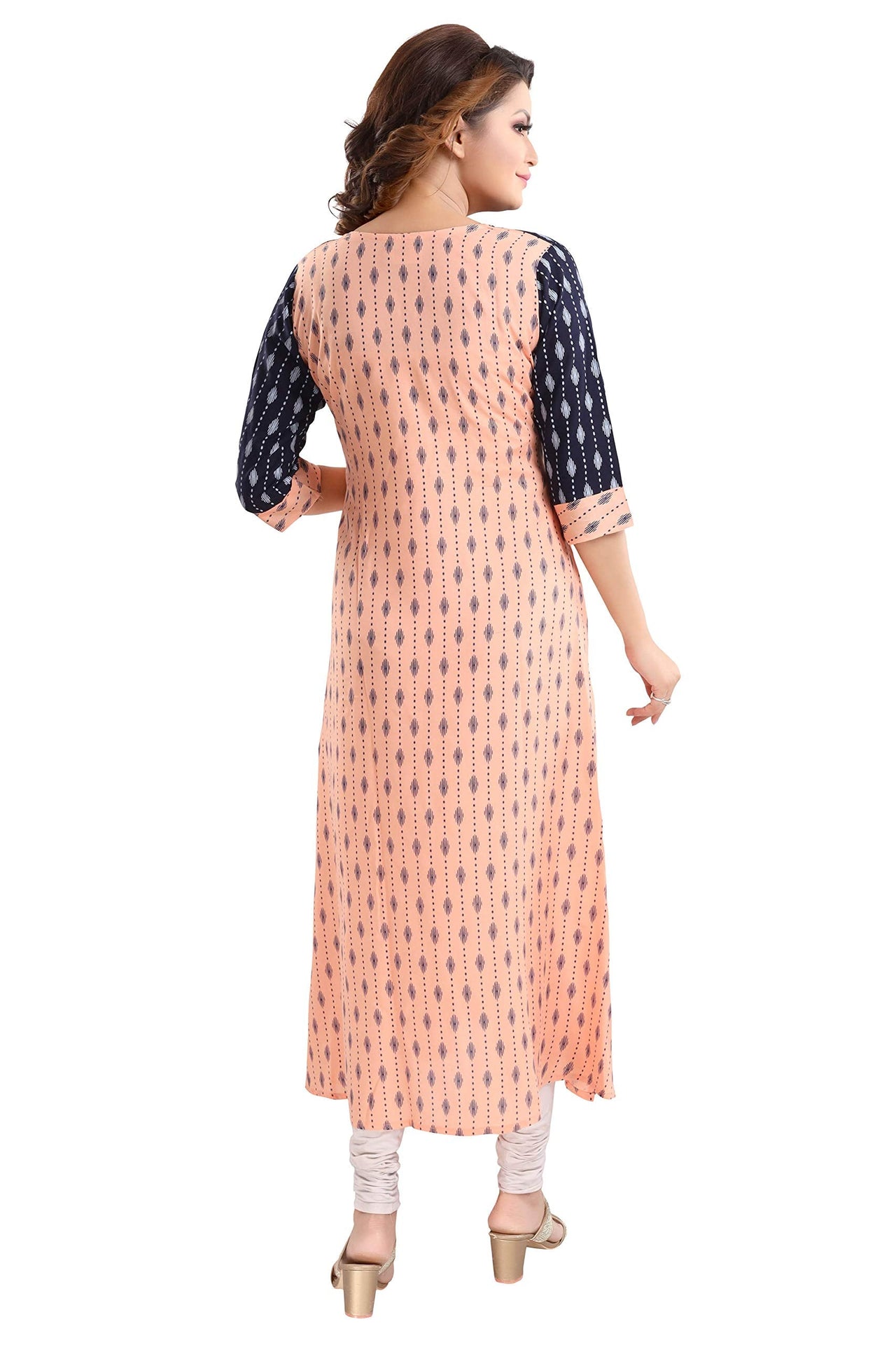 Priscilla RAYON COTTON FEEDING KURTIS FOR WOMEN WITH ZIPPERS
