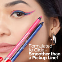 Hilary Rhoda Play n Blend Gel Eyeliner | One Stroke Application | Highly Pigmented | Matte & Shimmer Finish | 2 in 1 Smudger + Eyeliner | Butter Smooth Texture | 1.5g - (Pop Champagne | Shade 01)
