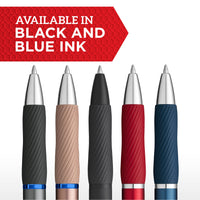 Sharpie S-Gel, Gel Pens, Sleek Metal Barrel, Gunmetal, Medium Point (0.7mm), Black Ink, 4 Count Gunmetal with Black Ink