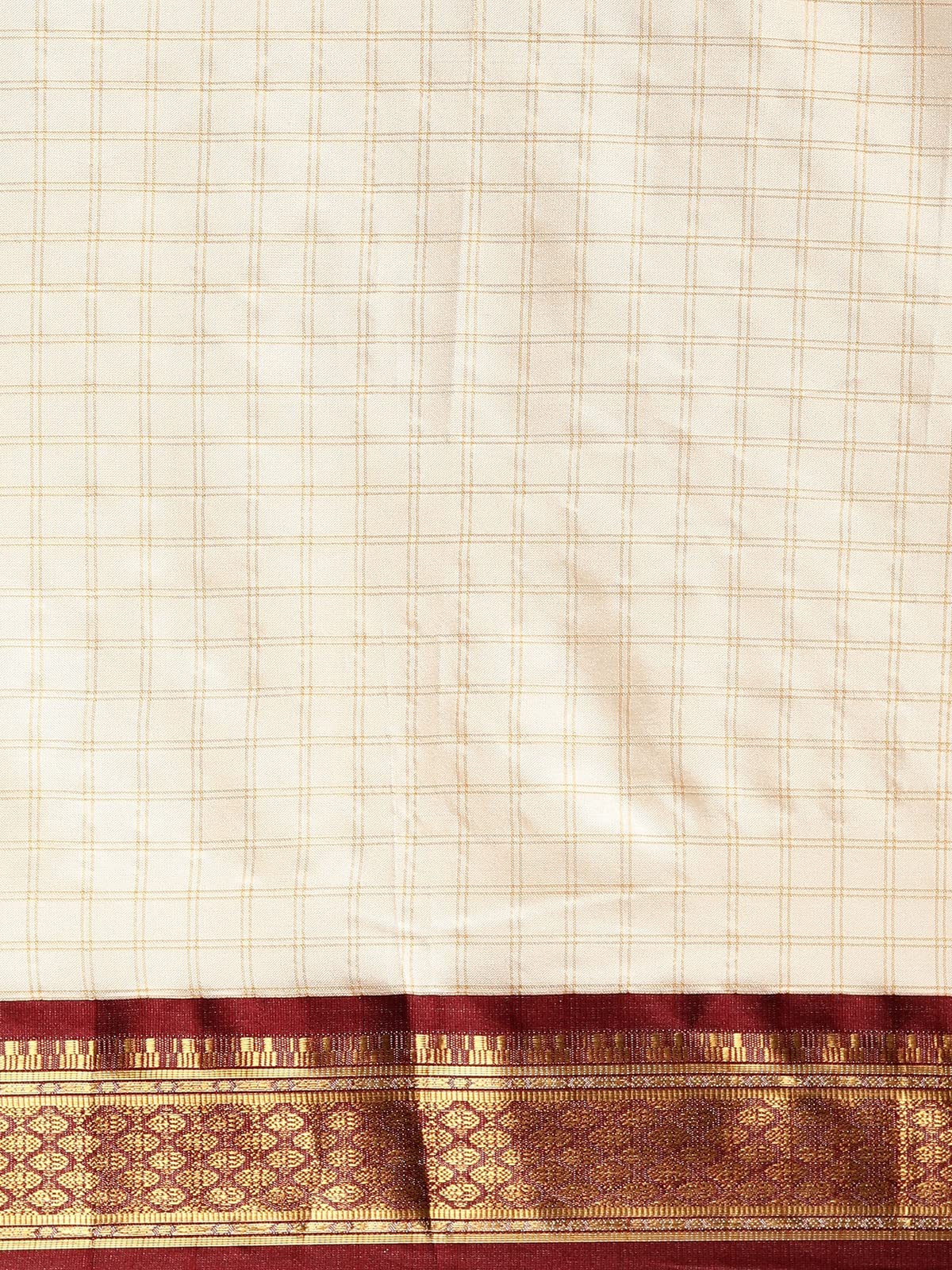 Satrani Women's Poly Silk Woven Saree With Unstitched Blouse Piece