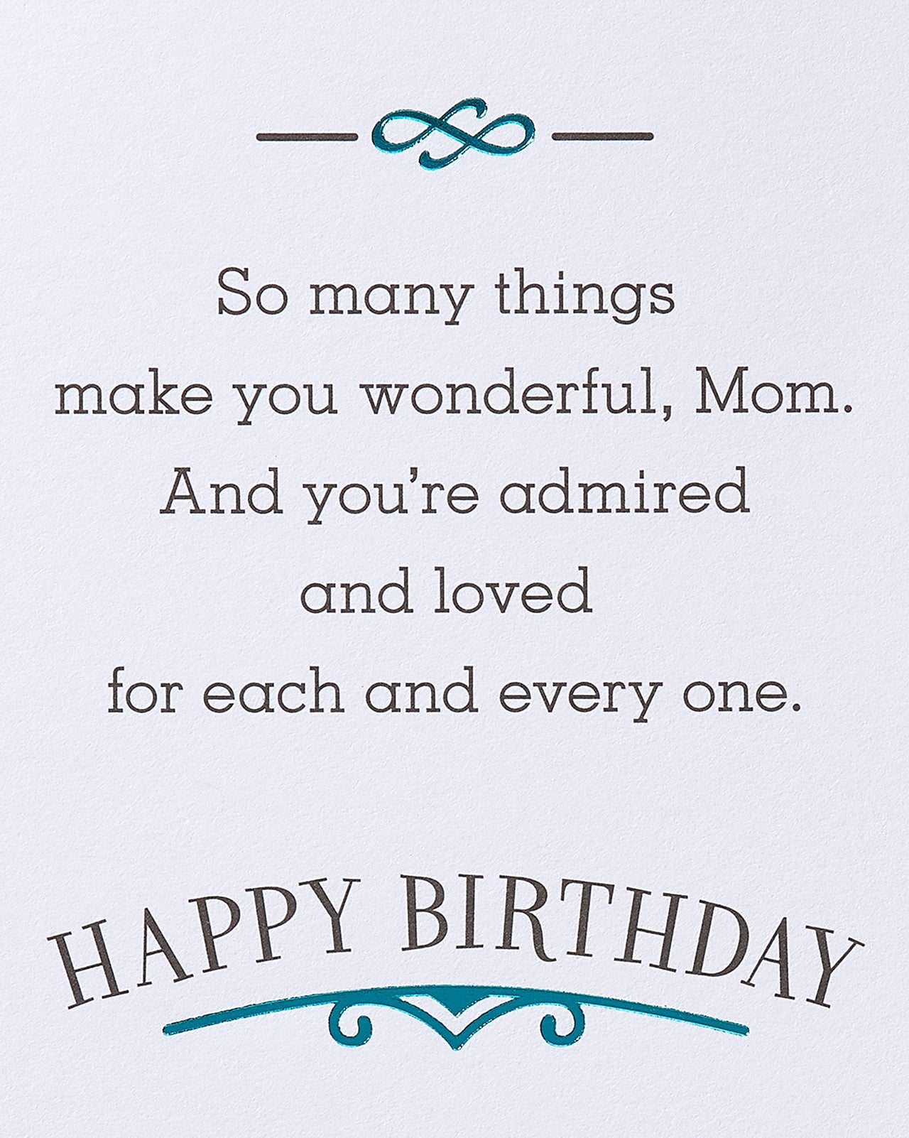 American Greetings Birthday Card for Mom from Son (Makes You Wonderful) Makes You Wonderful