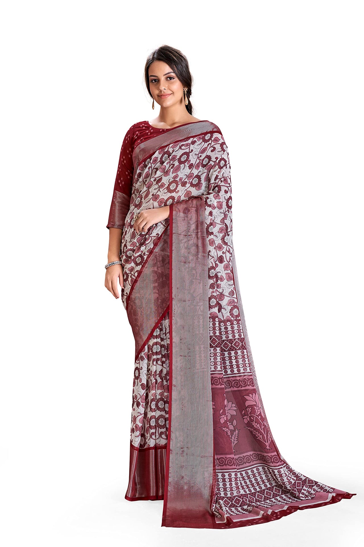 Amazon Brand - Tavasya Women Women Saree