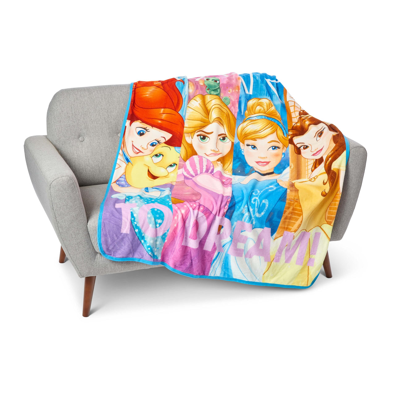 Northwest Disney Princesses, “Dreamers” 46 60-inch Micro Raschel Throw Company, 46" x 60" Dreamers