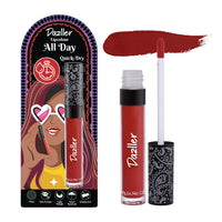 Dazller All Day Lip Colour Quick Dry | Long-Stay | Lightweight | Matte Lipstick for Women | Enriched with Kokum Butter 6g (QDLC006 - Cranberry, Quick Dry)