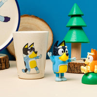 Zak Designs Bluey Kids Dinnerware Set 3 Pieces, Durable and Sustainable Melamine Bamboo Plate, Bowl, and Tumbler are Perfect For Dinner Time With Family (Bluey, Bingo, Bandit, Chilli) 8