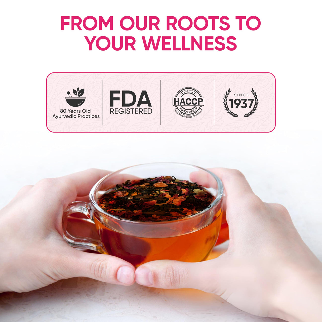 NAMHYA Womens Health Tea | Herbal Tea | PCOS tea for women | Loaded with Natural Ayurvedic Herbs (Shatavari and Ashoka) for Hormonal Balance & Better Period Cycle 3.53 oz (100 Grams)