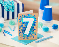 American Greetings 7th Birthday Card (Big 7) Big 7