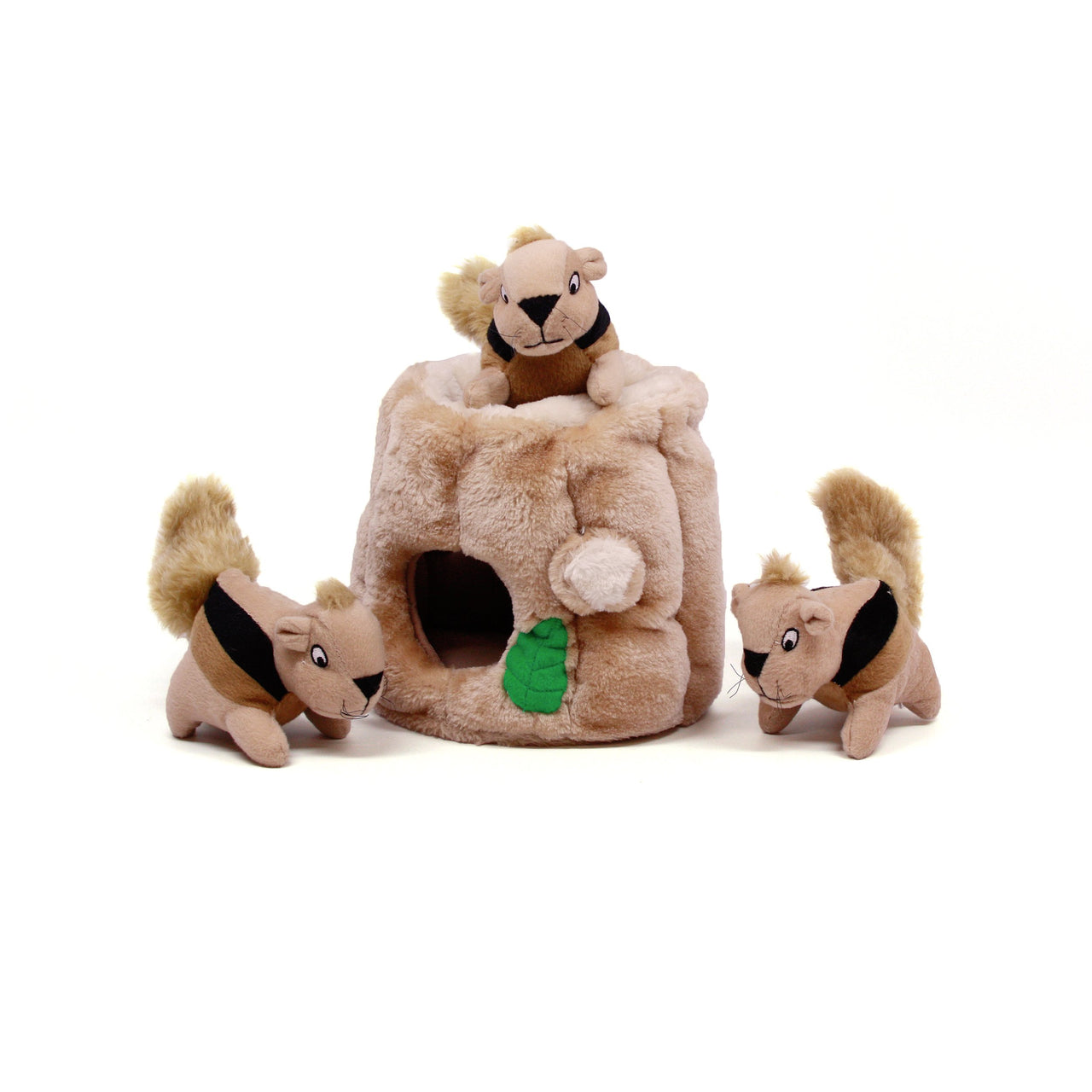 Outward Hound Hide A Squirrel Plush Dog Toy Puzzle, Large