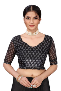 Yashika Women's  Linen Saree Maroon