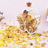 SigMntun Yellow Agate Crystal Chips Bulk, Natural UNDYED - 10 oz (283g) Tumbled Stones for Crafts Decorative Rocks Planters, Healing Crystals Reiki Chakra Meditation Energy Balancing Therapy 10 Oz - Yellow Agate