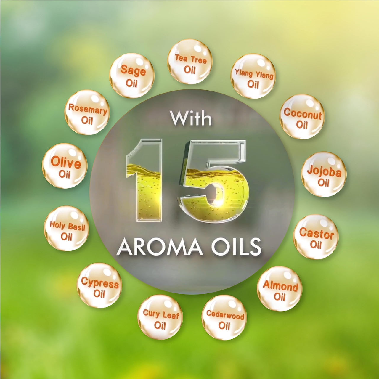 Vcare New Improved Herbal Hair Oil with Wonder Cap - 100ml