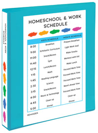 Avery(R) Durable View 3 Ring Binder, 1 Inch Slant Rings, 1 Light Blue Binder (17295) 1