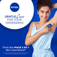 Nivea Women Deodorant Roll On, Pearl & Beauty Fine Fragrance For Fragrant Smooth & Beautiful Underarm Skin, 50ml&Nivea Deodorant Roll On, Protect & Care for Unisex, 50ml