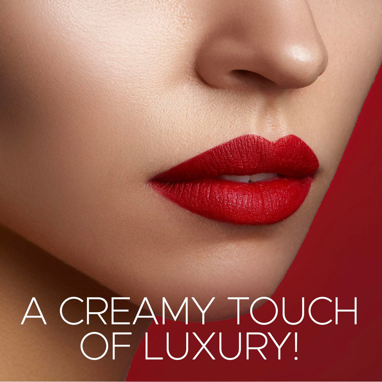 Hilary Rhoda Creamy Touch Lipstick | Infused with Olive Oil, Shea Butter & Vitamin E | Highly Pigmented & Creamy Texture | Long Lasting & Keeps Lips Moisturising - 4g (Bloody Red - Shade 07)
