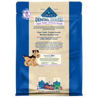 Blue Buffalo Dental Bones Large Natural Dental Chew Dog Treats, (50 lbs and up) 27-oz Bag Value Pack Large Bones 27 Ounce (Pack of 1)