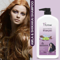 TryOnes Amla Shikakai Shampoo For Thick&Strong Hair,Damage Control,Hair Growth&Hair Fall|For Women&Men(1000 Ml)