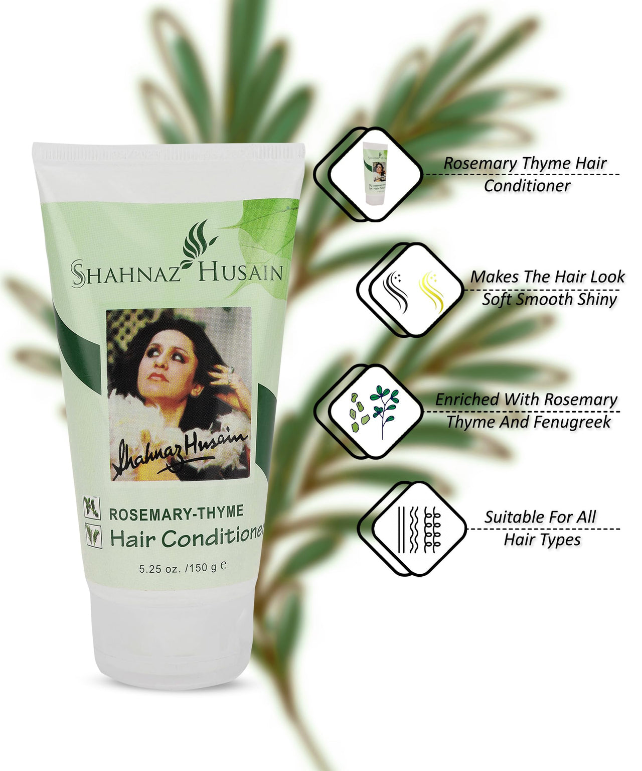 Shahnaz Husain Rosemary Thyme Hair Conditioner | 150g