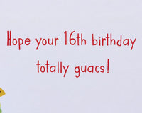 American Greetings 16th Birthday Card (Taco 'Bout Awesome) Taco 'Bout Awesome