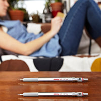 Rotring 600 Mechanical Pencil, HB 0.5 mm, Blue All-Metal Body, Hexagonal Barrel