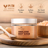 Botanic Hearth Himalayan Salt Body Scrub – Advanced Exfoliating & Hydrating Scrub for Radiant Skin | Deep Cleansing, Moisturizing – 175g