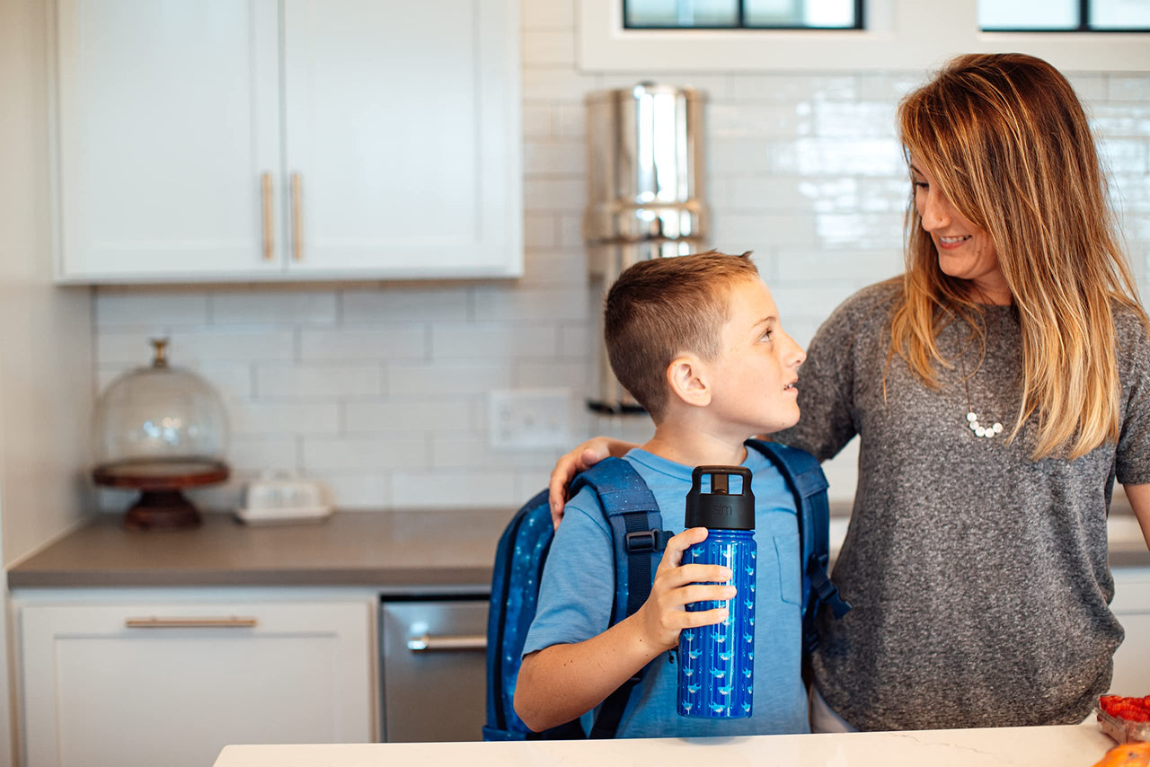 Simple Modern Spiderman Water Bottle with Straw Lid | Marvel Insulated Stainless Steel Reusable Tumbler Gifts for Teenagers, Men | Summit Collection | 18oz, Spider Armor