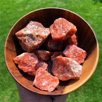 Zenkeeper 1Lb Large Rough Sunstone Bulk Raw Sunstone Crystal Natural Sunstone Chunks Crystals Healing Stones 1 pound - ROUGH