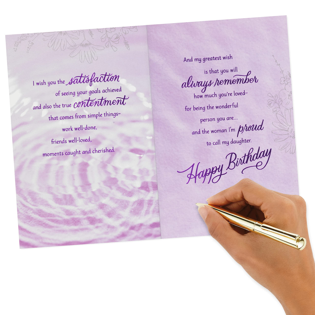 Hallmark Birthday Card for Daughter (So Many Wishes)