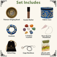 Wish Well Tibetan Singing Bowl Set ~ 4