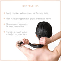 SoulTree Revitalising Hair Oil with Amla & Brahmi – 120ml | For Darker, Thicker Hair, Nourishes & Strengthens, Enhances Shine | Natural, Chemical-Free Formula for Men & Women