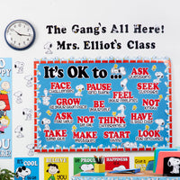 Eureka Peanuts Letter, Number, Punctuation Mark, and Symbol Classroom Decorations for Teachers, 4