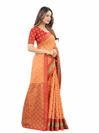 Silk Zone Women's  Cotton Woven Saree