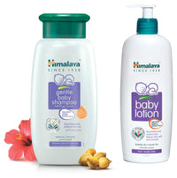Himalaya Baby Shampoo (400 ml) and Herbals Lotion (400ml) Combo