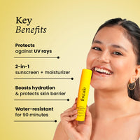 Foxtale SPF 70 Niacinamide Dewy Sunscreen with PA++++ For Dewy Sun Protection | Prevents Tan | Lightenweight, Non Greasy, No White Cast | Anti-Tan Formula | For Men & Women | 50 Ml