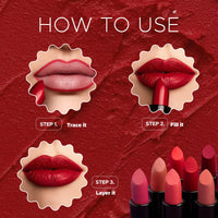 Hilary Rhoda Creamy Touch Lipstick | Infused with Olive Oil, Shea Butter & Vitamin E | Highly Pigmented & Creamy Texture | Long Lasting & Keeps Lips Moisturising - 4g (Pink Star - Shade 04)