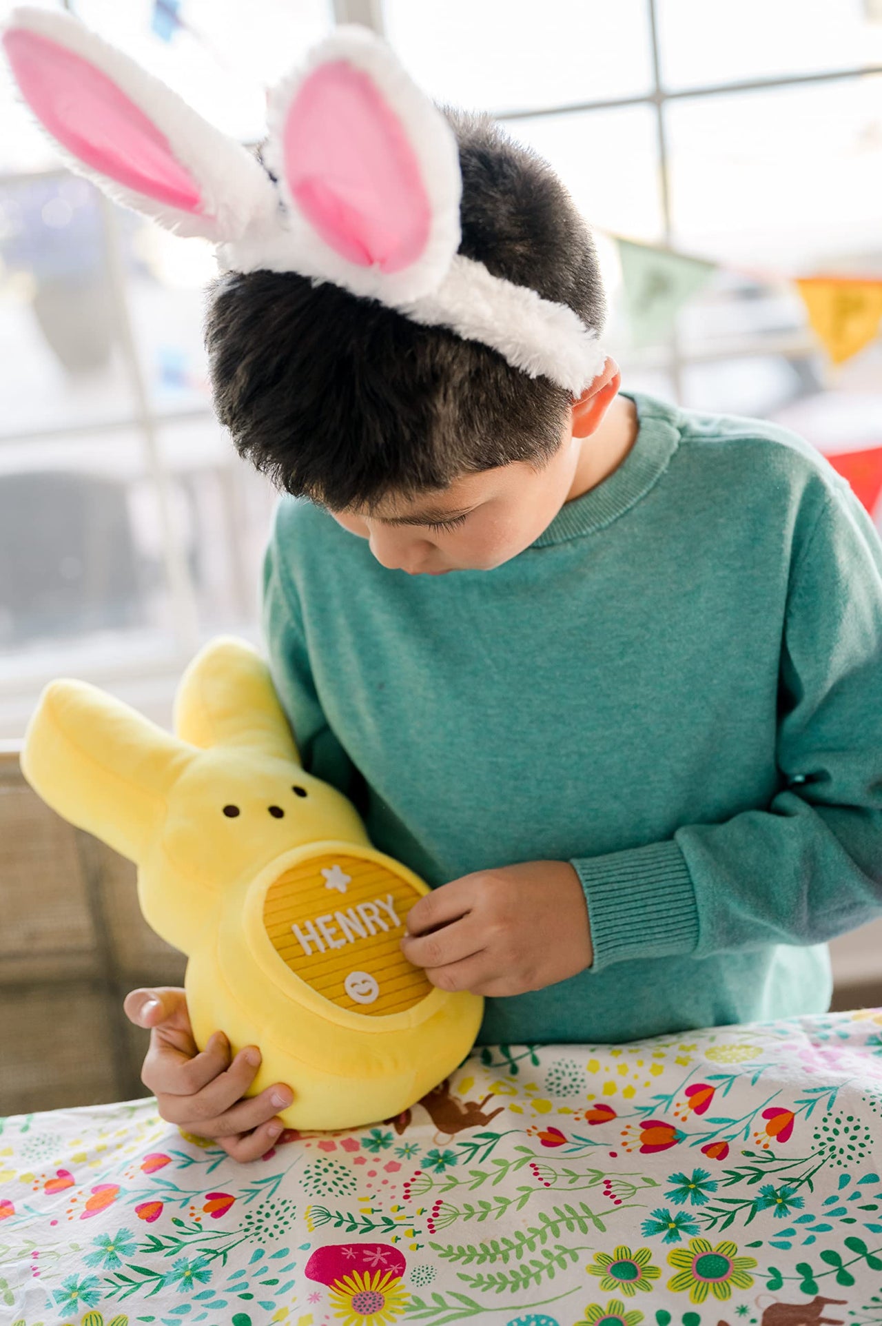 Animal Adventure 11.5" PEEPS Bunny Message Board Yellow