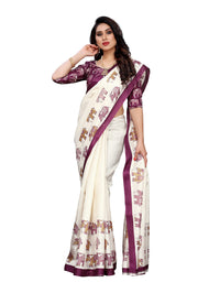 Pisara Women Khadi Silk Printed Saree