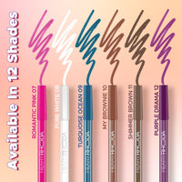 Hilary Rhoda Play n Blend Gel Eyeliner | One Stroke Application | Highly Pigmented | Matte & Shimmer Finish | 2 in 1 Smudger + Eyeliner | Butter Smooth Texture | 1.5g - (Shimmer Brown | Shade 11)